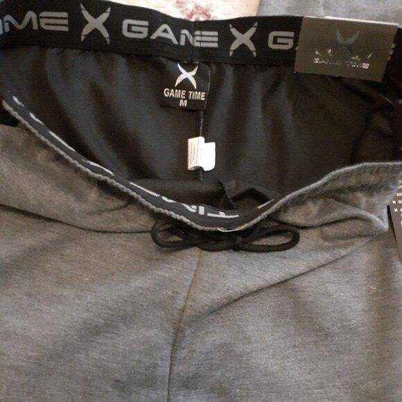 Mens Game Time Lounge Pants Athleisure Walking Gaming M Gray Black MSRP $40 - Picture 5 of 7